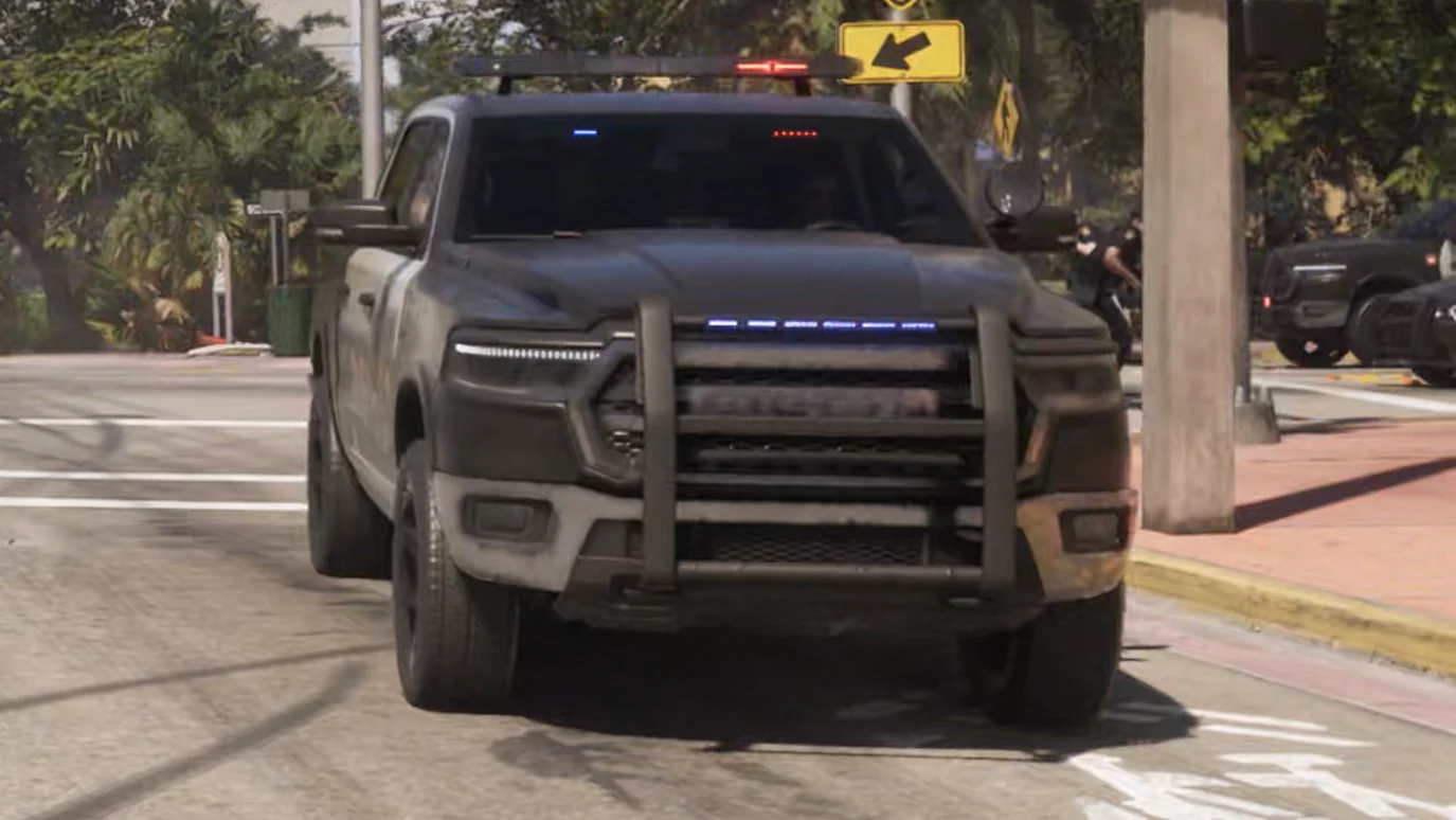 Bison 1800 (police) dans GTA 6 — vue 2