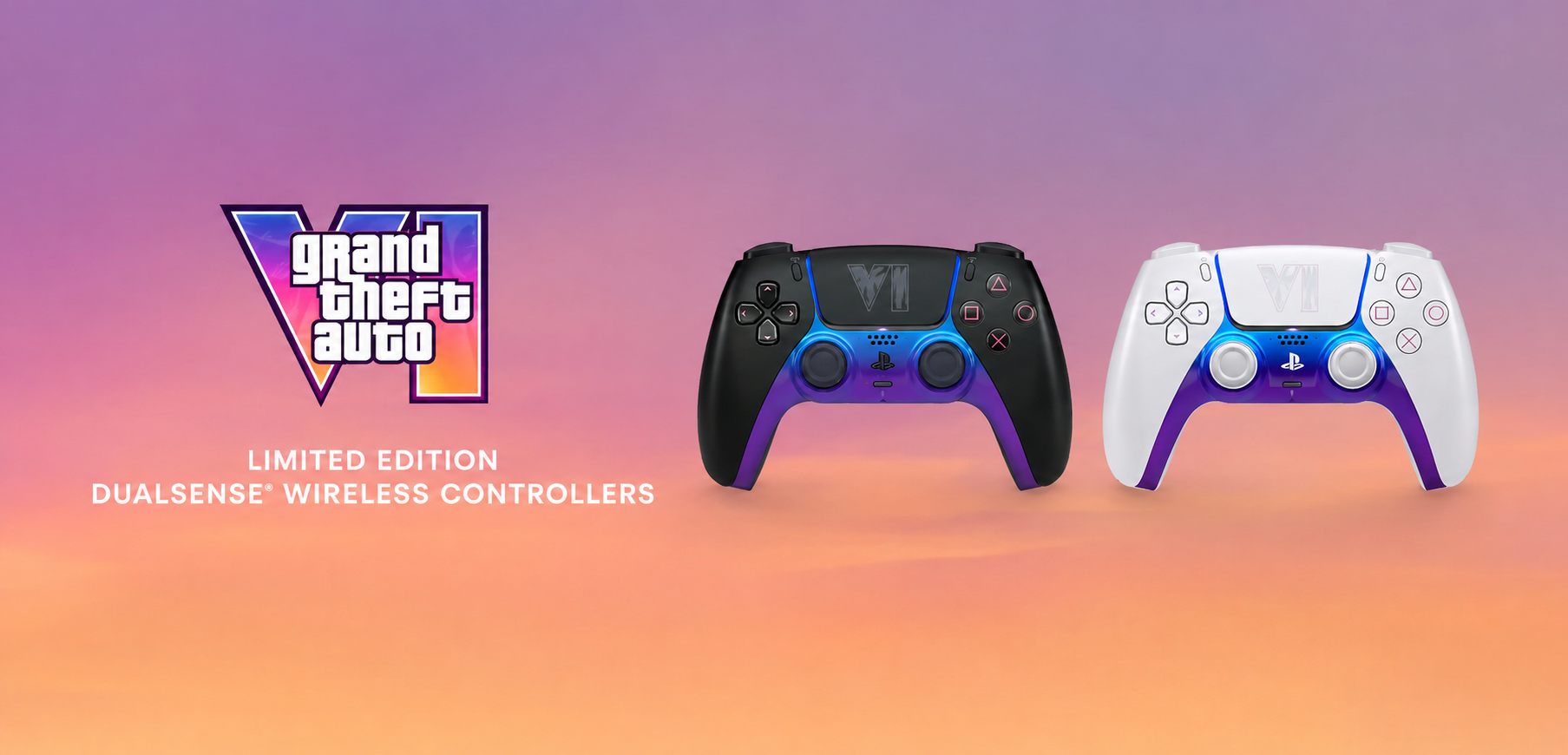 GTA 6 : PlayStation dévoile deux DualSense en édition limitée