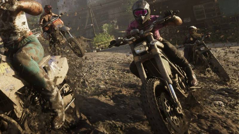 Une moto tout-terrain Maibatsu Manchez