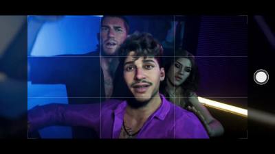 L’Ami de Jason et Lucia prenant un selfie avec les deux protagonistes à NINE1NINE dans GTA 6