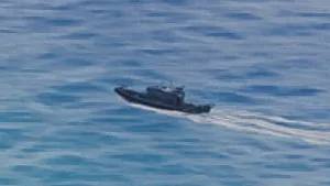 Bateau inspiré de la classe Defender des garde-côtes, en patrouille dans GTA 6