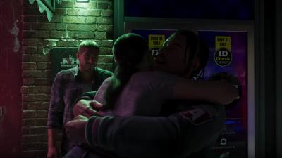 Dre'Quan Priest retrouve Jason et Lucia devant le Jack of Hearts dans le large aperçu de GTA 6