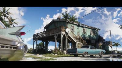 Iguane de compagnie à l’extérieur de la planque de Jason dans le deuxième trailer de GTA 6