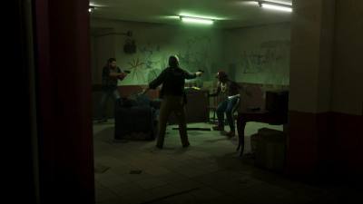 Méndez tient en joue un membre de San4San aux Venture Apartments dans le large aperçu de GTA 6.