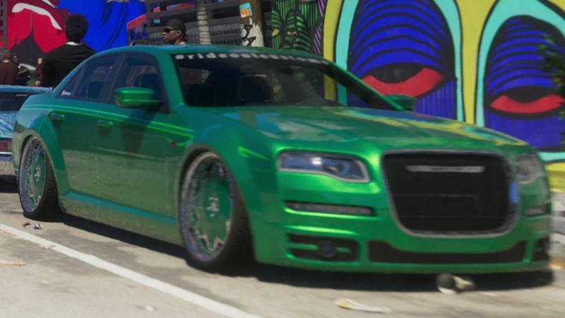 Une Schyster PMP 700 customisée en lowrider dans le trailer de GTA 6