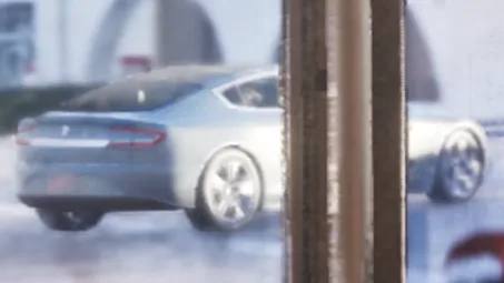 La Coil Raiden, berline sportive électrique, circulant dans Vice City de GTA 6.