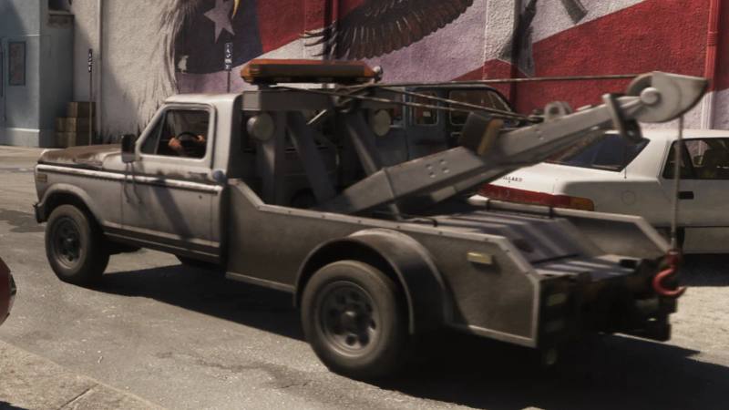 Dépanneuse Vapid aperçue dans le trailer 'An Extended Look' de GTA 6